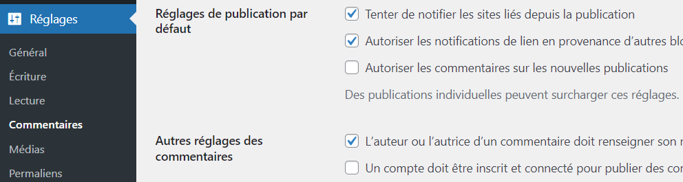 Comment activer les commentaires sur les articles WordPress.