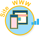Picto création site web, wordpress, SEO